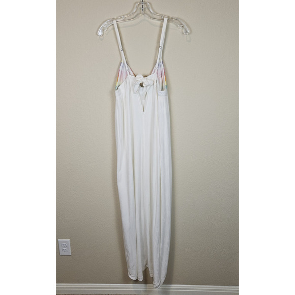 Mara Hoffman Cover Up Maxi Sundress Revolve Prismatic Crochet White Boho Size S - Picture 11 of 16